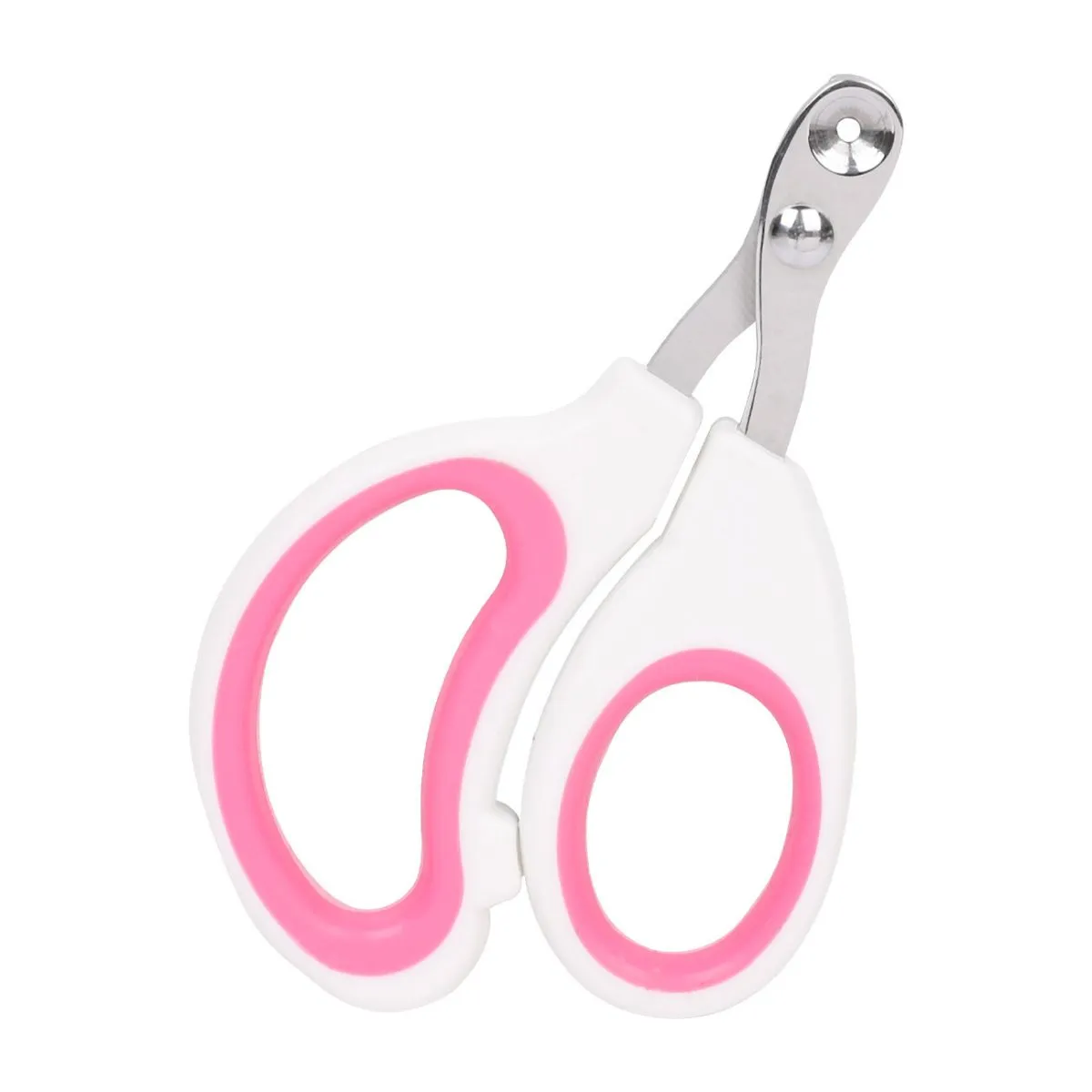 Cat Nail Clipper with Round Safety Hole – Stainless Steel Blind Scissors, Anti-Overcut Pet Nail Trimmer for Safe Grooming